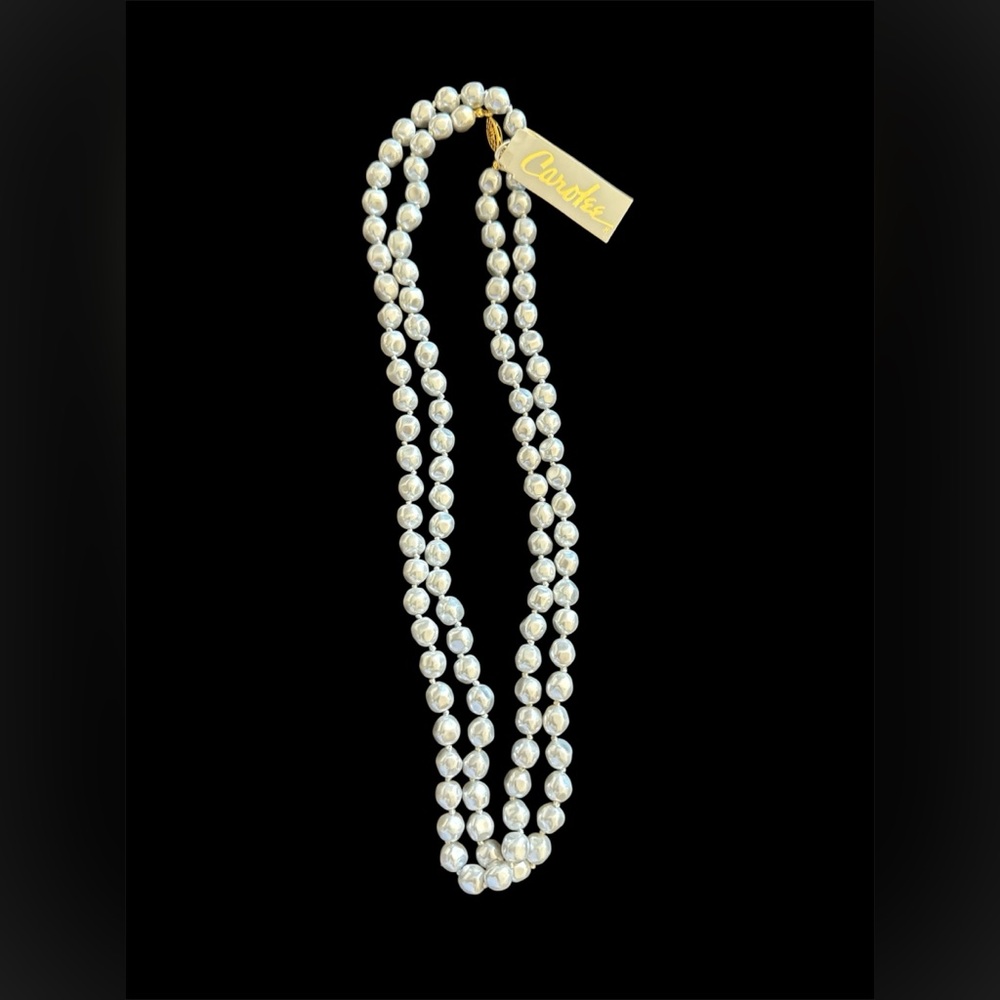 Silver Gray Pearl Necklace